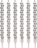 Dekora Silver Bubble Candles pk/6