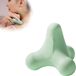 oCreon Icecat Massagebal, vierkant model, driezijdig ontwerp, diepe massage, groene massagebal voor schouders, nek, handen en voeten