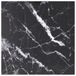 VidaXL Tafelblad 60x60 cm 6 mm gehard glas met marmeren design zwart