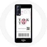 Maniacase Etui voor Vivo Y72 Vliegticket Tokio