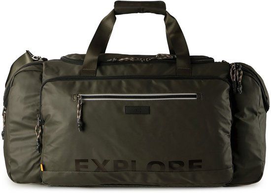Camel Active reistas Explore Travel Bag Khaki donkergroen