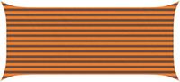 vidaXL Zonneschaduw Oranje en Bruin 2 x 4,5 m 100% Polyester Oxford