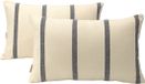 Alexandra House Living Kussenhoes Blauw 30 x 50 cm 2 Stuks