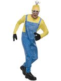 Rubie's Officieel Minion Kevin-kostuum voor volwassenen, standaardmaat