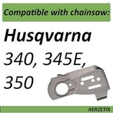 OEM Husqvarna Beschermplaat voor zaag met dubbele zaagbladen - compatibel met modellen 340, 345E en 350
