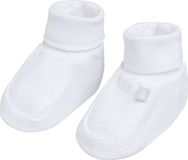 Baby's Only Slofjes Pure - Wit - 3-6 mnd - 100% ecologisch katoen - GOTS