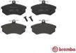 BREMBO P85092 Remblokkenset, schijfrem - (4-delig)