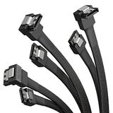 KabelDirekt – 3 x 7-pin SATA 3 datakabel 6Gbit/s 90° haaks – 60cm