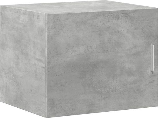 vidaXL Wandkast 50x42,5x40 cm bewerkt hout betongrijs