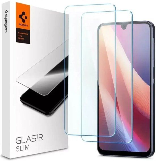 Spigen Screenprotector geschikt voor Samsung Galaxy A16 - Tempered Glas tR Slim 2 stuks- Transparant