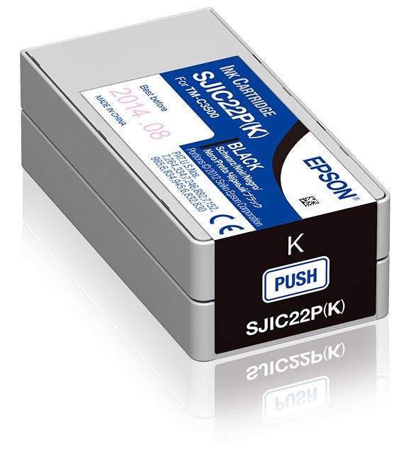 Epson SJIC22P(K) Black Ink Cartridge for ColorWorks C3500