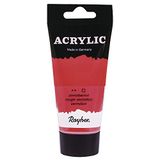 Rayher 38912273 Acrylic, kunstenaarsacrylverf, SB-Tube 75ml, vermiljoenrood