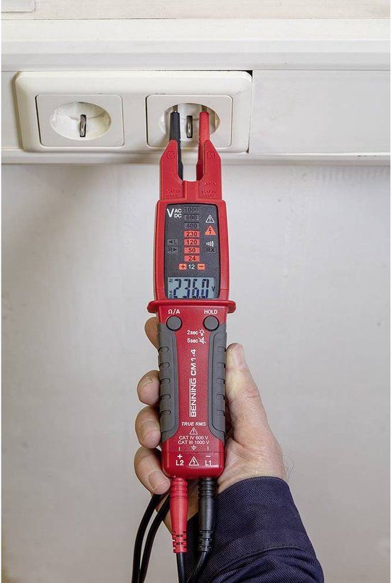 Benning CM 1-4 Multimeter - Rood
