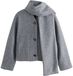 Next Dames Coatigan Bomberjack met Sjaal Grijs XL
