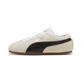Puma Tackle Lage Sneakers Unisex Zwart/Gom Leer Maat 38
