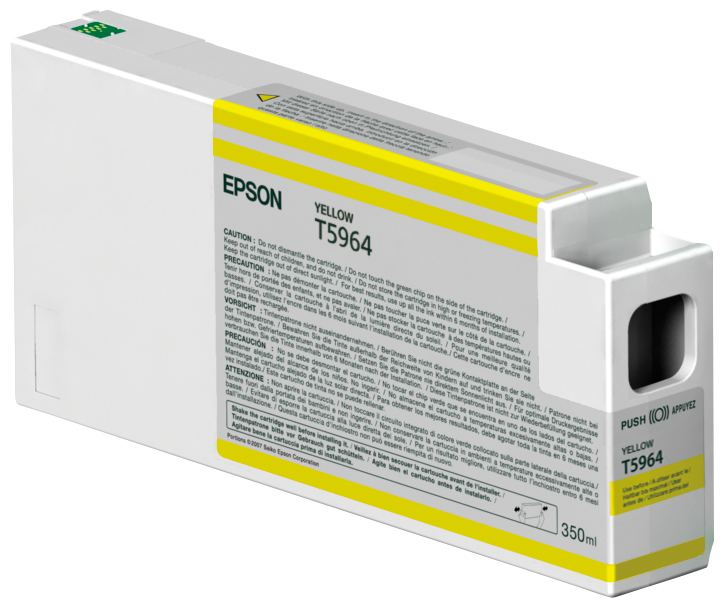 Epson inktpatroon Yellow T596400 UltraChrome HDR 350 ml single pack / geel