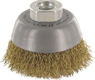 Rotec brosse de combinaison, laiton ondulé, M14, ø60x0,3