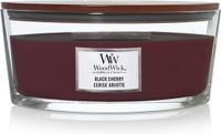 WoodWick Heartwick Flame Ellipse Geurkaars - Black Cherry - 50 branduren