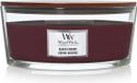 WoodWick Heartwick Flame Ellipse Geurkaars - Black Cherry - 50 branduren