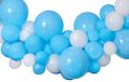 Ciao - Kit ballonnen DIY Baby Blue (65 latex ballonnen, 300 cm), lichtblauw