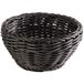 APS Mand rond "Profi Line", zwarte gevlochten mand/broodmand, mandje van polypropyleen, Ø 16 cm, hoogte 8 cm