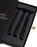 Infinity Braids - Braidies - Set van 3 Clip-in Vlechtjes - Mini Onyx