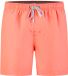 Happy Shorts Heren Zwemshort Effen Neon Rood - Maat M