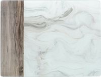 Creative Tops Werkbladbeschermer Glas Wit/grijs 40 x 30 cm