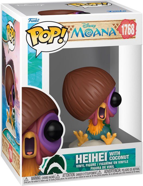 Funko Pop! Vaiana Hei Hei with Coconut vinylfiguur 1768