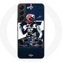 Maniacase Hoesje voor Samsung Galaxy S21 FE Formule 1 Max Verstappen F1 Coureur Blauw