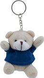 Merkloos / Sans marque Makito Western Europe (mkto) Teddybeer sleutelhanger blauw