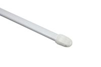 Gardinia Home Decor Gardinia Gordijnroede, uitschuifbaar, metaal/kunststof, wit, 50-80 cm, 2 stuks
