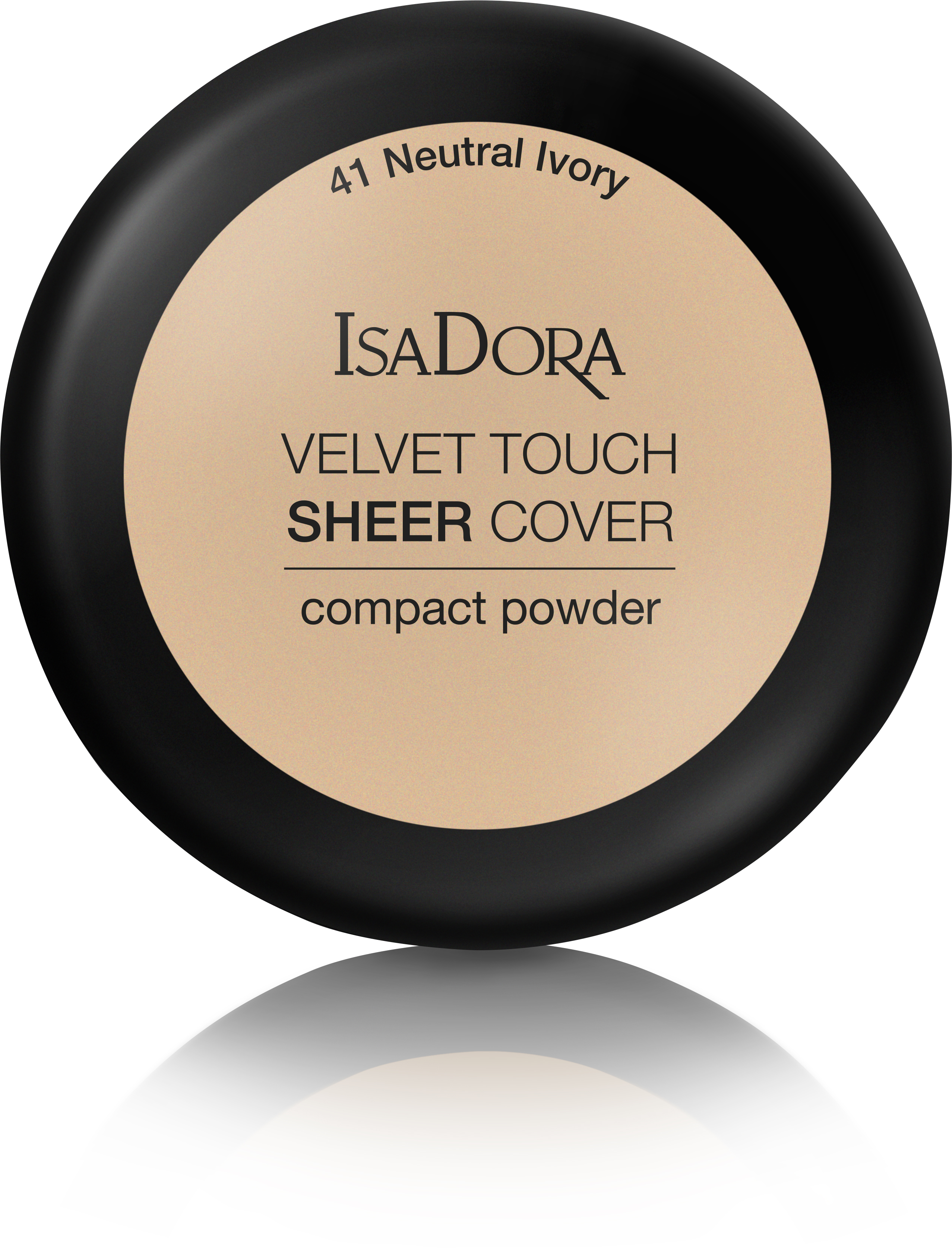IsaDora 41 Neutral Ivory Velvet Touch Sheer Cover Compact