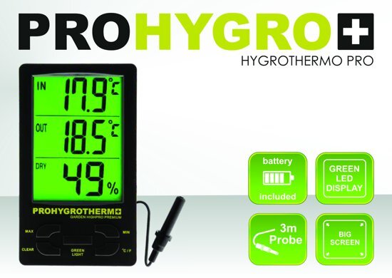 Garden High Pro HYGROTHERMO PRO Temperature IN/OUT + Humidity Probe included