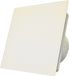 Whisper Badkamer/toilet ventilator - standaard - Ø100mm - vlak glas - mat wit