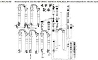 Rockshox Recon Xc/sl/race 80/120 Mm Vorkveer Afdichting Zwart
