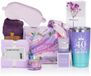 Bol Set de bien-être personnalisé - Pour femme, petite amie, sœur, mère - Lilas - Acier - 591,47 ml