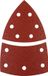 KWB schuurschijf 100 x 62, 93 mm - Korrel 60 - Klittenbandhechting - 5 stuks