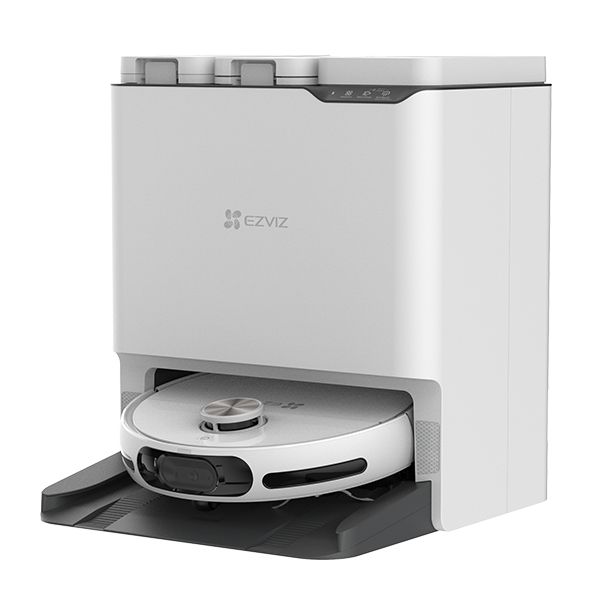 EZVIZ RS20 Max Robotstofzuiger - Wit - Zakloos - Met Dweilfunctie - 0,35 l - 65 dB - 5200 mAh - 22 min - Google Assistant & Alexa