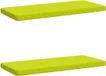 vidaXL - 2-delige - Bankkussens - VUGHT - 2 - st - 100% - Polyester - Heldere Groen