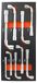Fischer Darex 810912 dopsleutelset, 9-delig, zwart