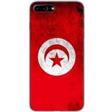 1001 coques Tunesische vlag Siliconen hoesje compatibel met Apple iPhone 7 Plus