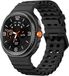 Strap-it Ocean siliconen bandje met gespsluiting geschikt voor Samsung Galaxy Watch 9 (40/44mm) / Watch 8 (40/44mm) / 8 Classic (46mm) - zwart