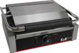KuKoo Grill à panini plat et rainuré - Inox - 43x31cm - 2.2kW
