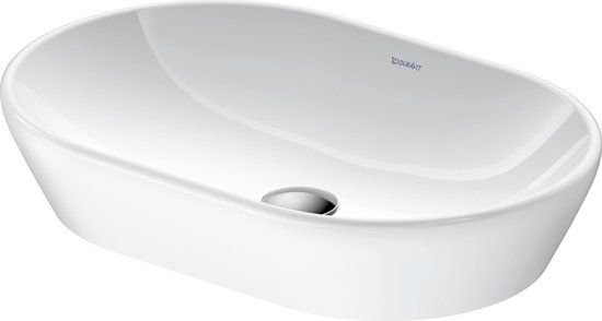 Duravit D-Neo Opzetwastafel - 60x40cm - Wit Keramiek - Zonder Kraangat