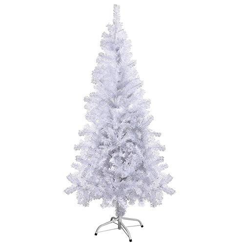 SunJas Kunstkerstboom 120 cm dennenboom wit