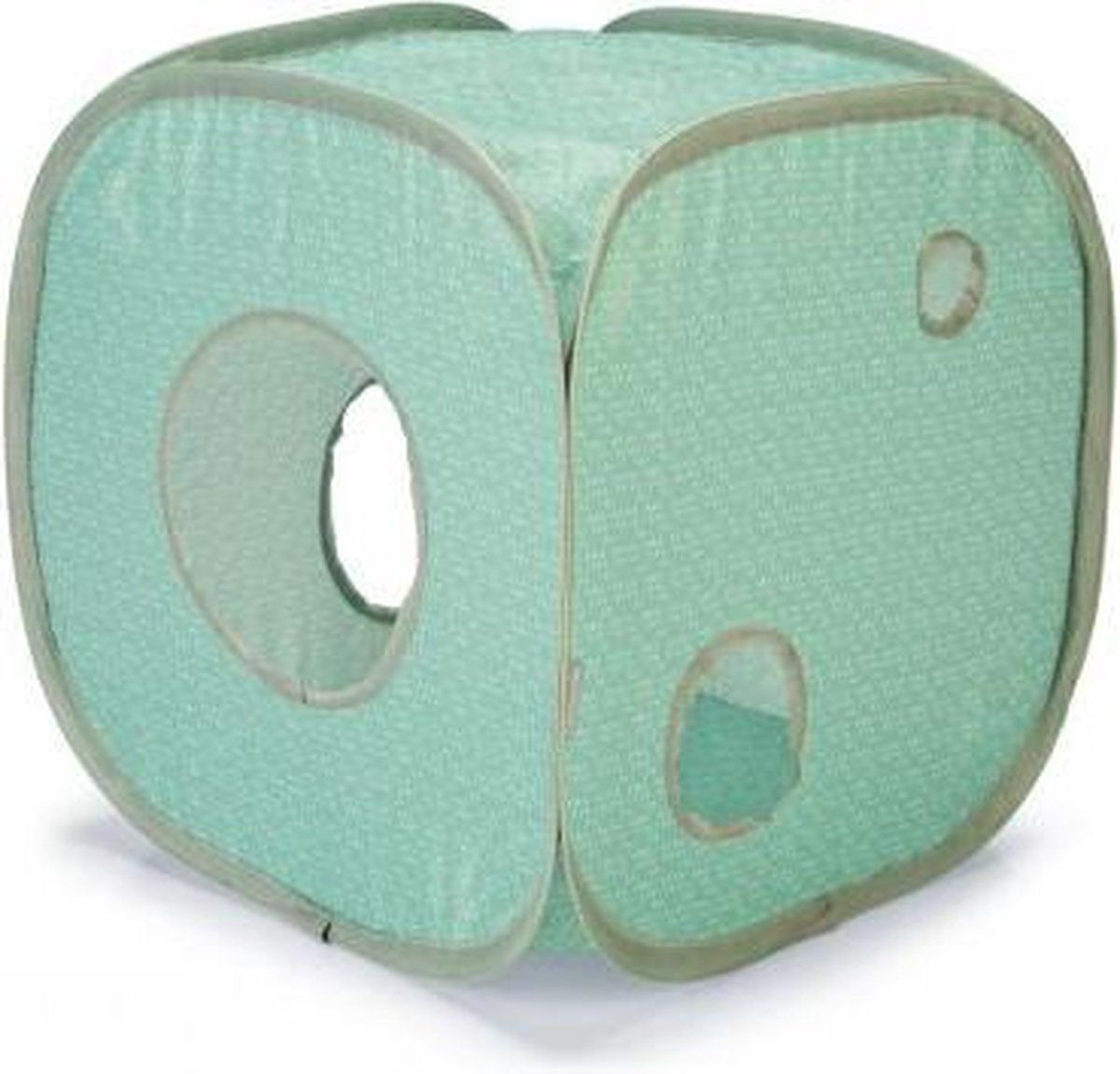 Beeztees Kitten Kattenhuis Kubiko Blauw 35 cm