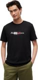 Tommy Hilfiger T-shirt Homme Coton Manches Courtes Noir Taille L