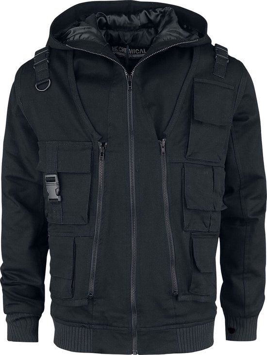 Chemical Black Taj Heren Winterjas - zwart - L