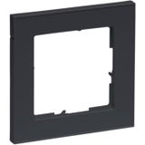 LEGRAND, SEANO+ 1-voudig frame, halogeenvrij thermoplast, duurzame productie en verpakking, kleur: antraciet gelakt, 765481